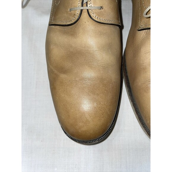 Johnston & Murphy Dress Shoes Mens Size 11 M Tan Leather Oxfords Round Toe Block main image 11